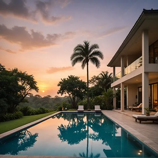 Experience the elegance of private pool hotels in Ghana: luxury, comfort, and exclusivity